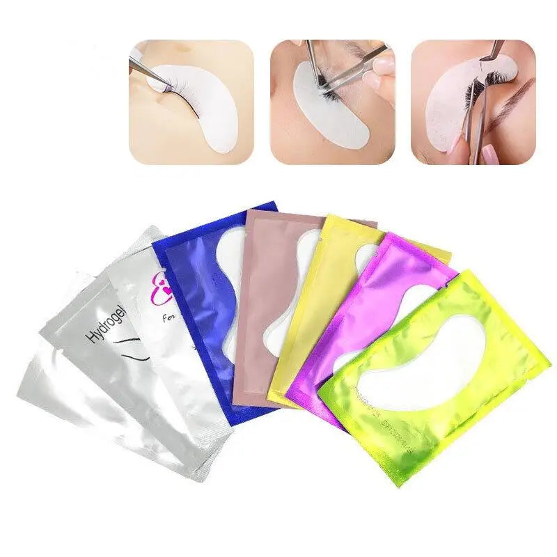50 Pares de Patches de Gel para Extensão de Cílios - Conforto, Precisão e Qualidade Profissional!