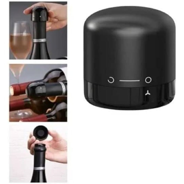 WineSaver™ - Tampa Reutilizável com Vedação a Vácuo