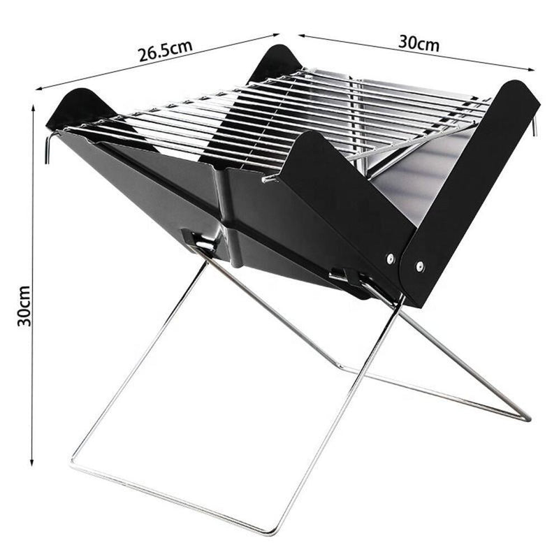 SummerGrill™ - Churrasqueira Portátil a Carvão Dobrável Slim
