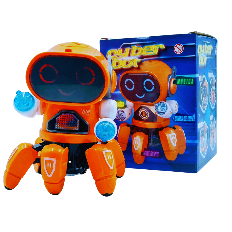 CyberBuddy™ - Robô Dançante Interativo para Crianças | Brinquedo Educativo e Divertido